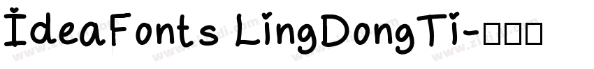 IdeaFonts LingDongTi字体转换